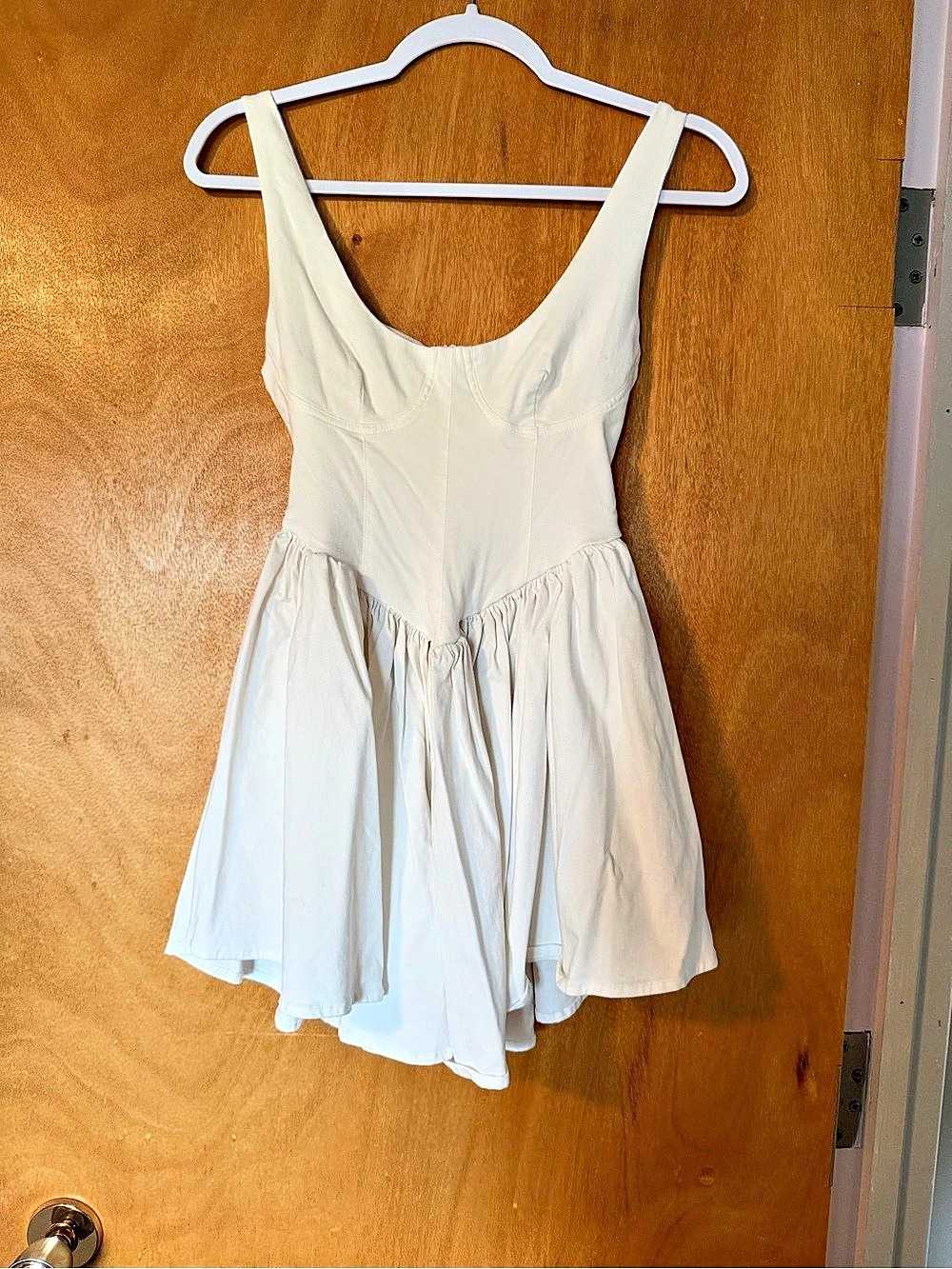 12TH TRIBE Mini Dress in White Size Small Like New